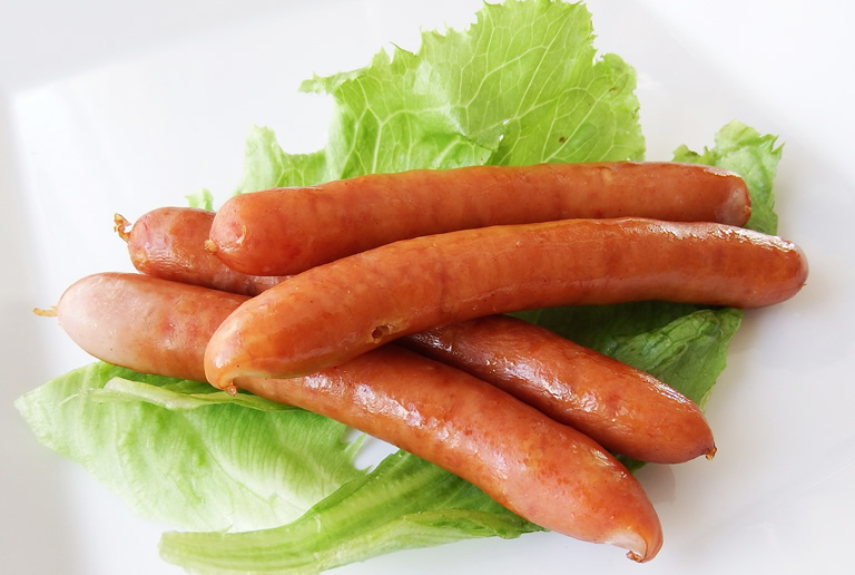 粗びきソーセージ